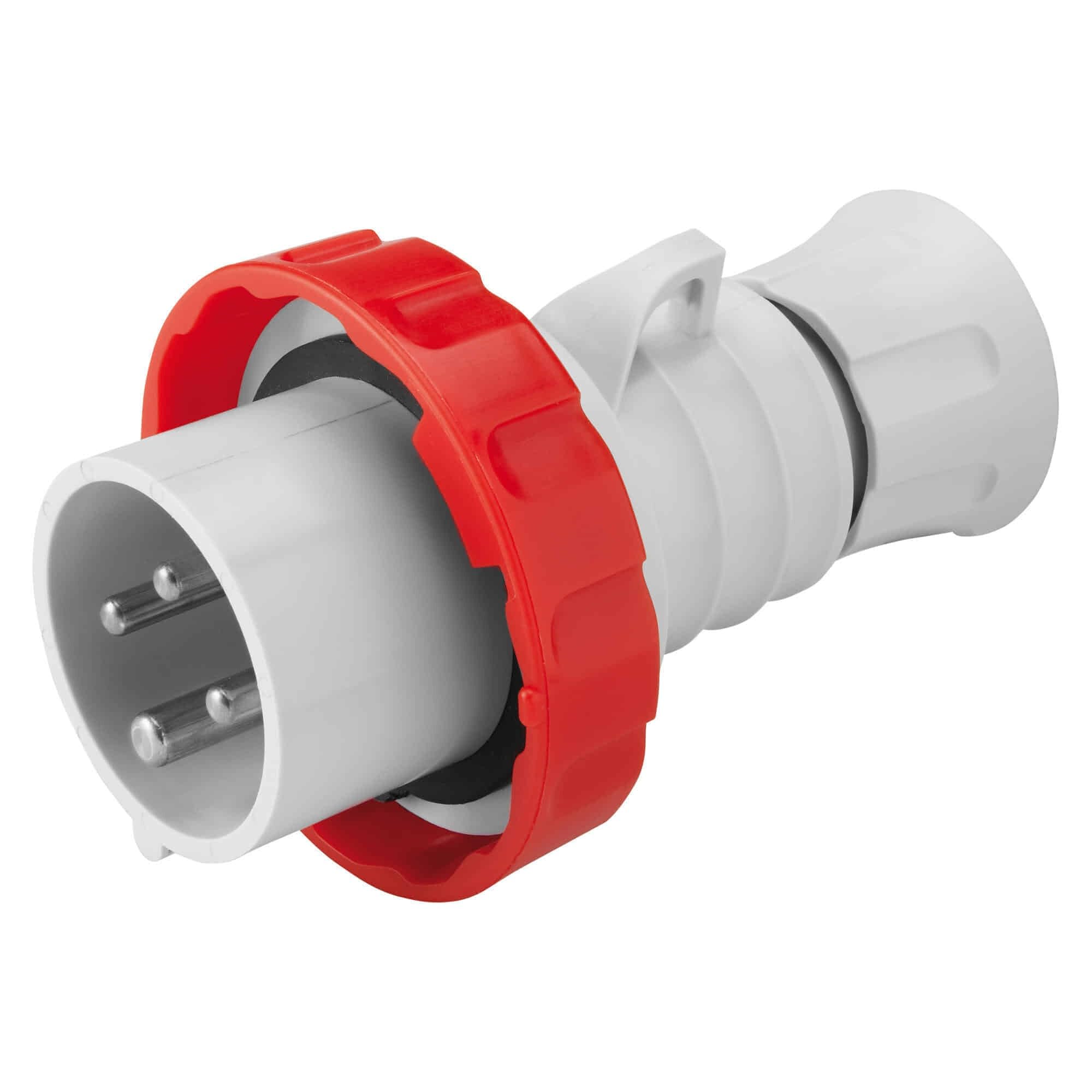Gewiss GW60030H Industrial Plug 3P+E (4 Pin) 415V Red IP67
