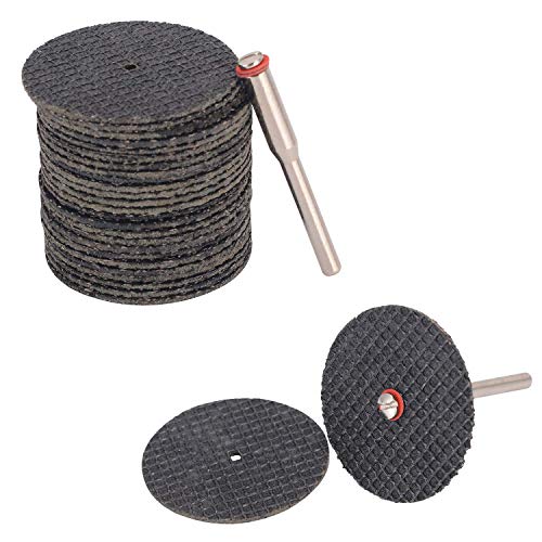 Image of DIY Crafts Resin Cutting Wheel Cut-off Discs Set 2mm Diameter with Connection Rod For Rotary Tools (Pack Of 15 Pcs, Multi Color)