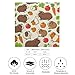 XUTSAKDCJ Fashion Square Head Scarf for Bag Decoration, Breathable And Comfortable Vegetable Food Cute Guinea Pigs Pets Hair Bandanas, Kerchief Easy to Clean