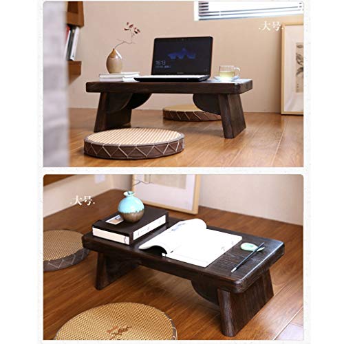 Table basse de style japonais en bois massif, petite table à manger - 6