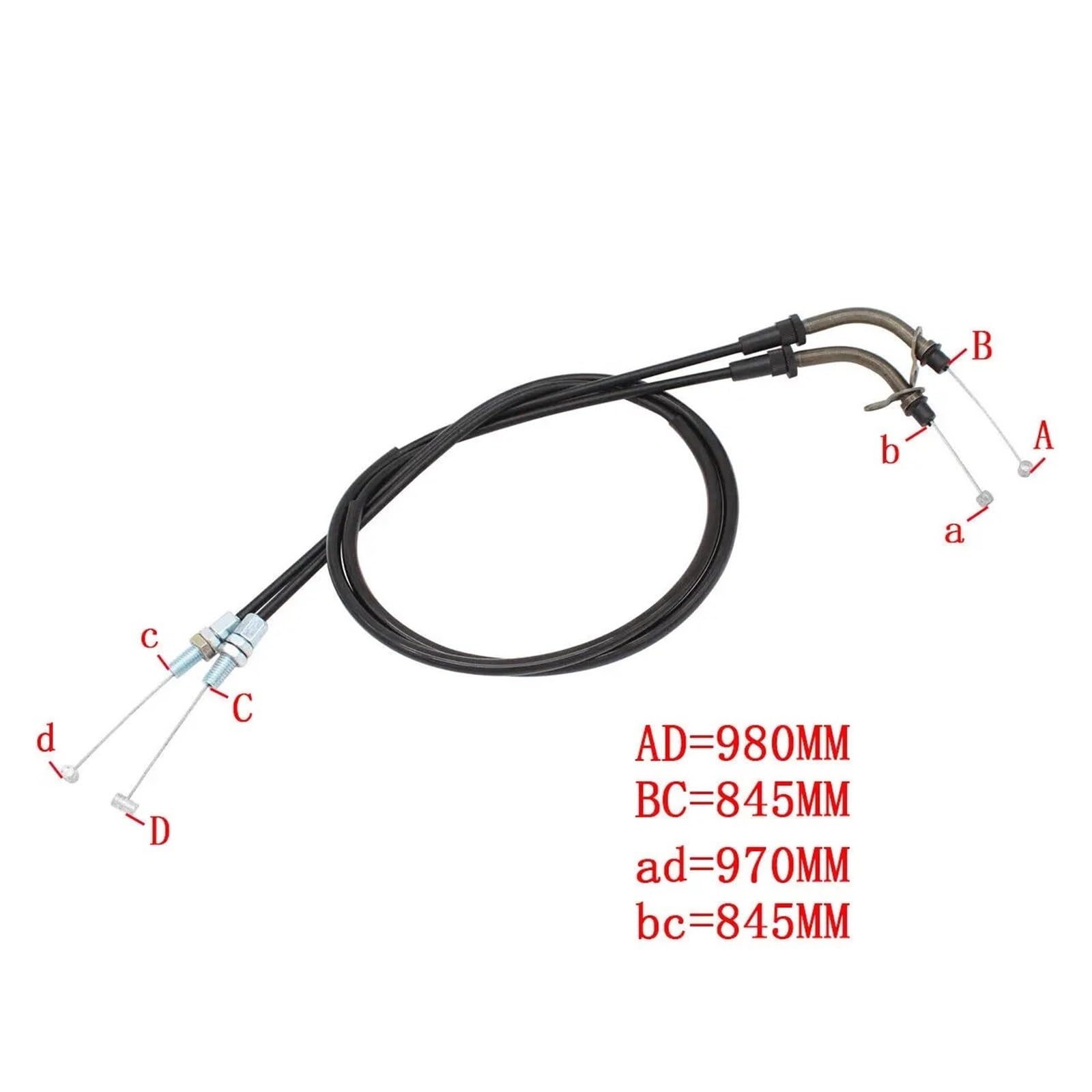 Câble d'embrayage De Moto, Fil d'acier Réglable
