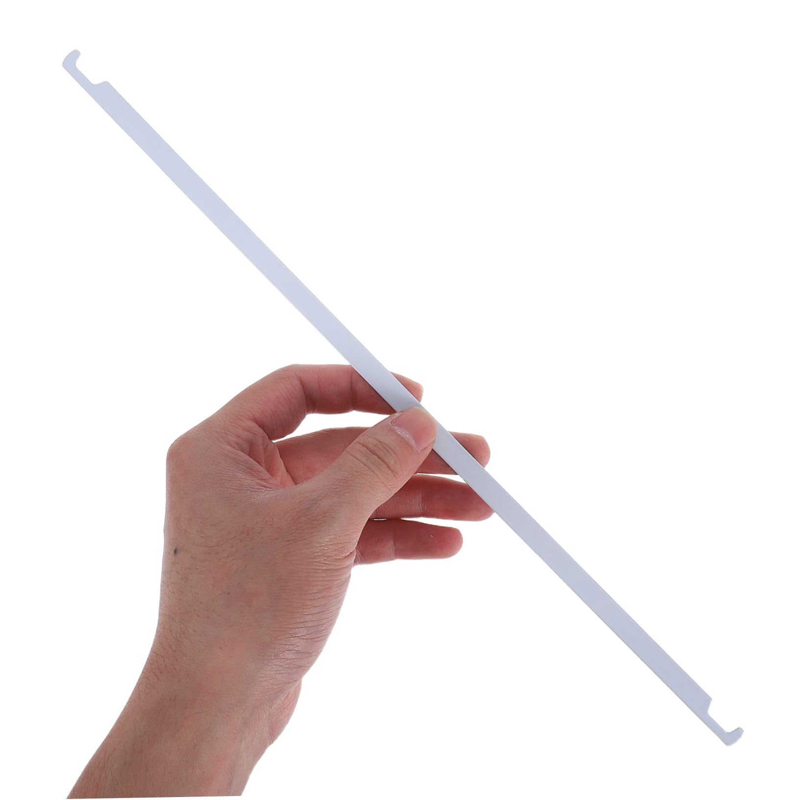 Tofficu 50 Barras Metálicas de Color Claro para Colgar Documentos, Organizador de Archivos Versátil y Fácil de Almacenar, 32,5cm para Oficina y Hogar