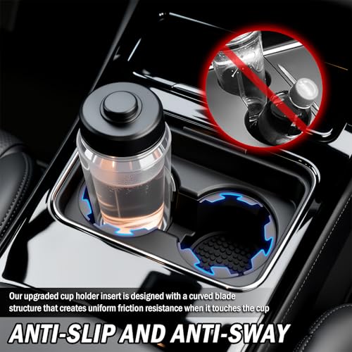 Insertos de silicona para portavasos de auto 6 piezas miniatura 4