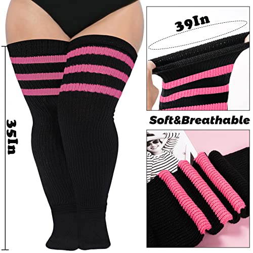 Image of Abodhu Plus Size Thigh High Socks for Thick Thighs Women- Extra Long Widened Extra Long Thick Knit