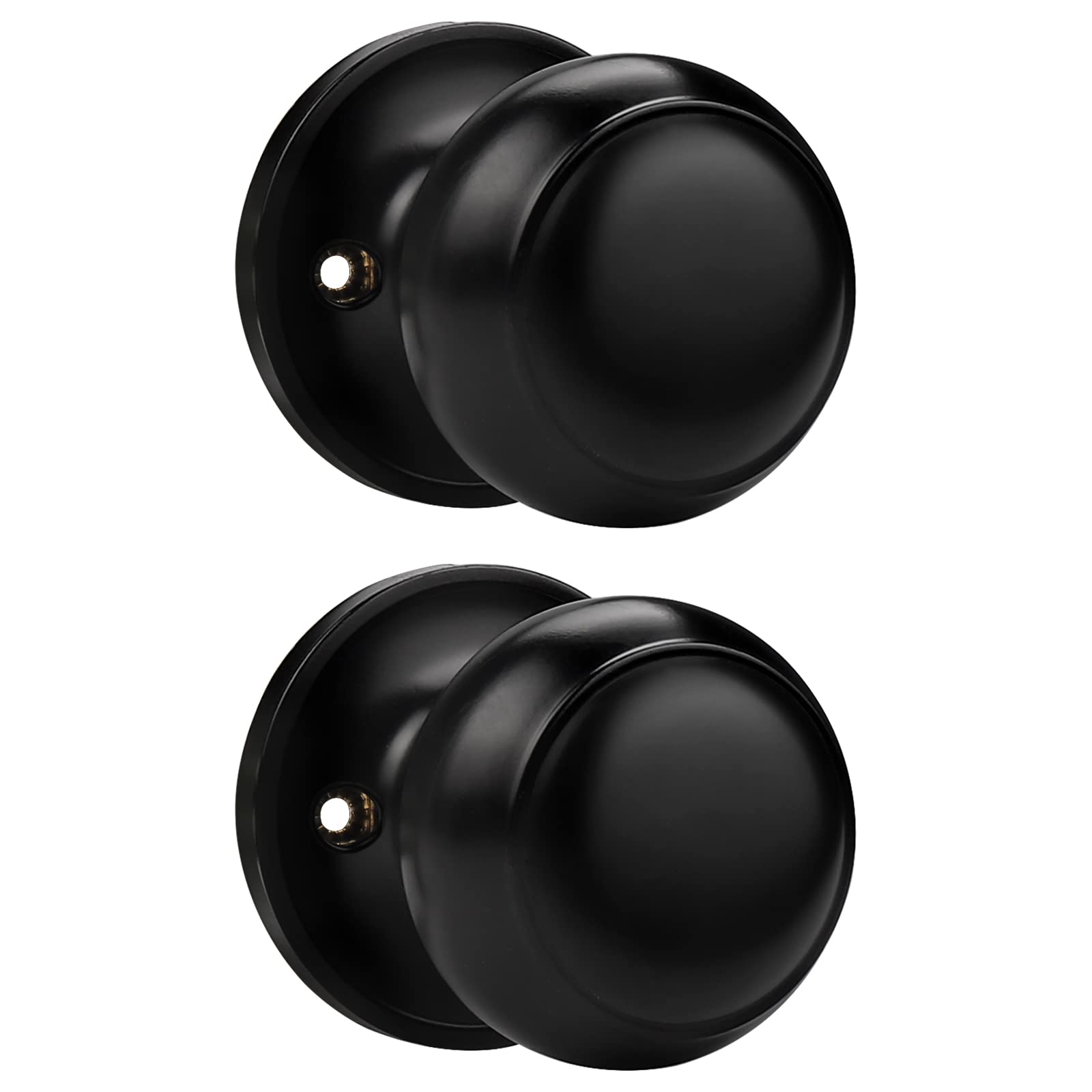 Black Dummy Door Knobs - 4 Pack -14
