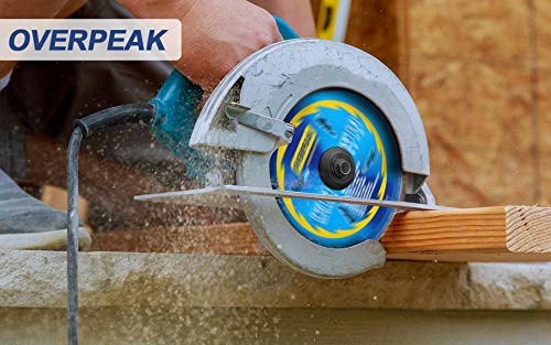 Overpeak 12 Inch Circular Saw Blades, 60 Tooth Atb Thin Kerf Combination Saw Blades With 1-Inch Arbor And Permashield Coating #TOP6