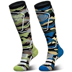 2 Pairs-camouflage Blue/Camouflage Green