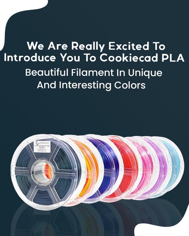 Image of Cookiecad PLA Filament Iridescent Glitter, Dark Magic Elixir, 1.75mm 2kg