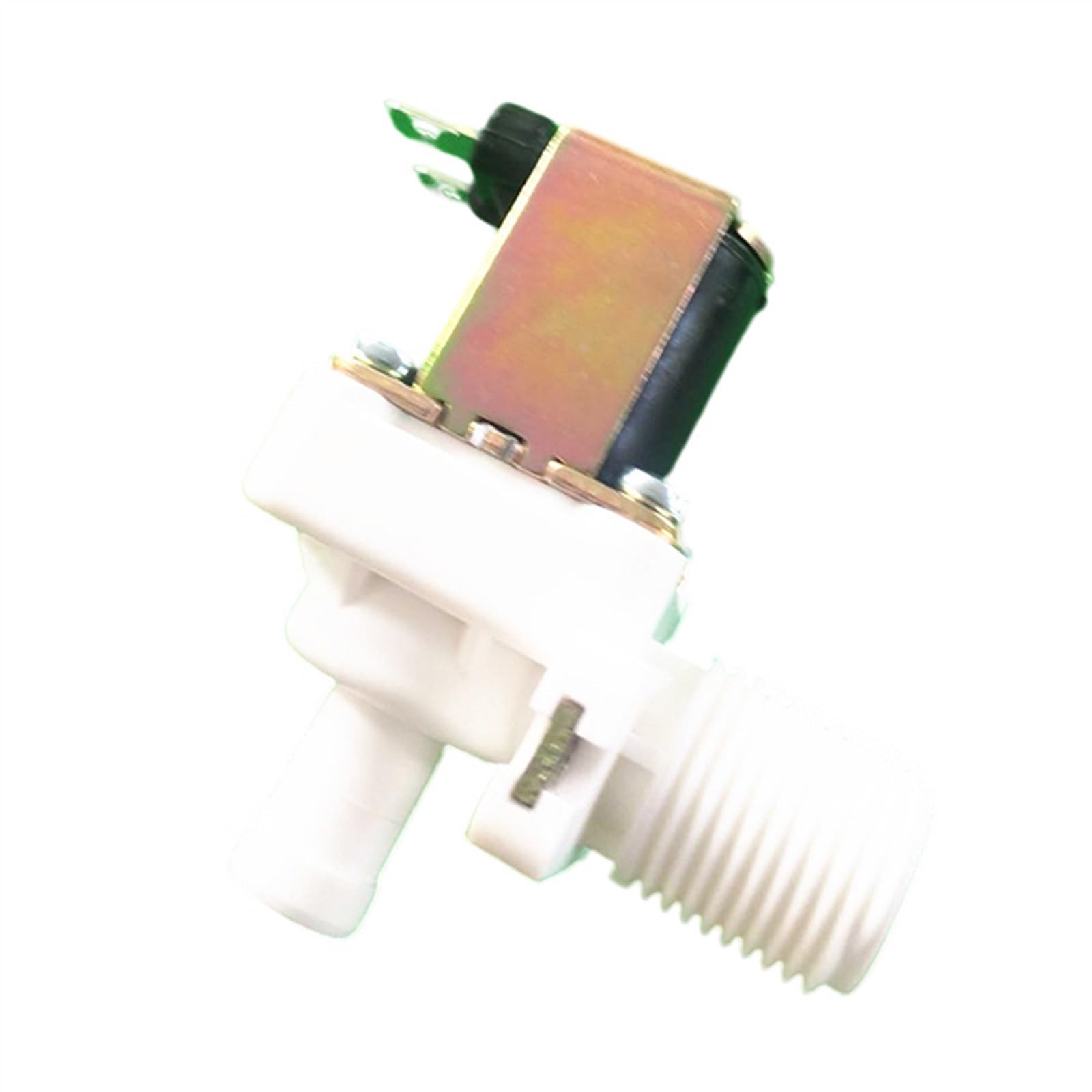 12 Voltios DC 12V 24V 36V 48V AC 110V 220V Vertical Normally Closed Solenoid Valve Water Inlet 1/2" Male Valve 12mm Pipe(DC48V)