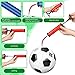 Shihanee 60 Sets 8'' Ball Pump Bulk Portable Air Pump with Needles Nozzles Flexible Extension Hose for Soccer Volleyball Basketball Sports Water Ball Football Rugby for Operation Christmas Shoeboxes
