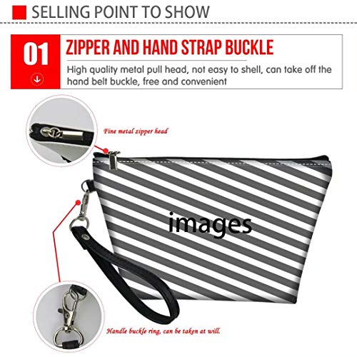 Gostong Women Travel Toiletry Pouch Wristlet Makeup Bag Waterproof Clutch Cosmetic Bag,Inspirational Sunflower #TOP2