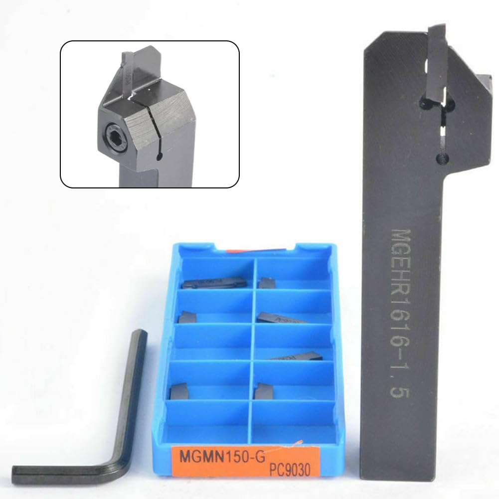 MGEHR1616-1.5 +MGMN150-G Hartmetalleinsatz Externer Schlitz Nut Drehen Werkzeughalter