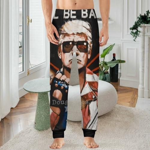 Trump Men's Pajama Sleepwear Lounge Home Pajamas Trump Christmas Pajama2