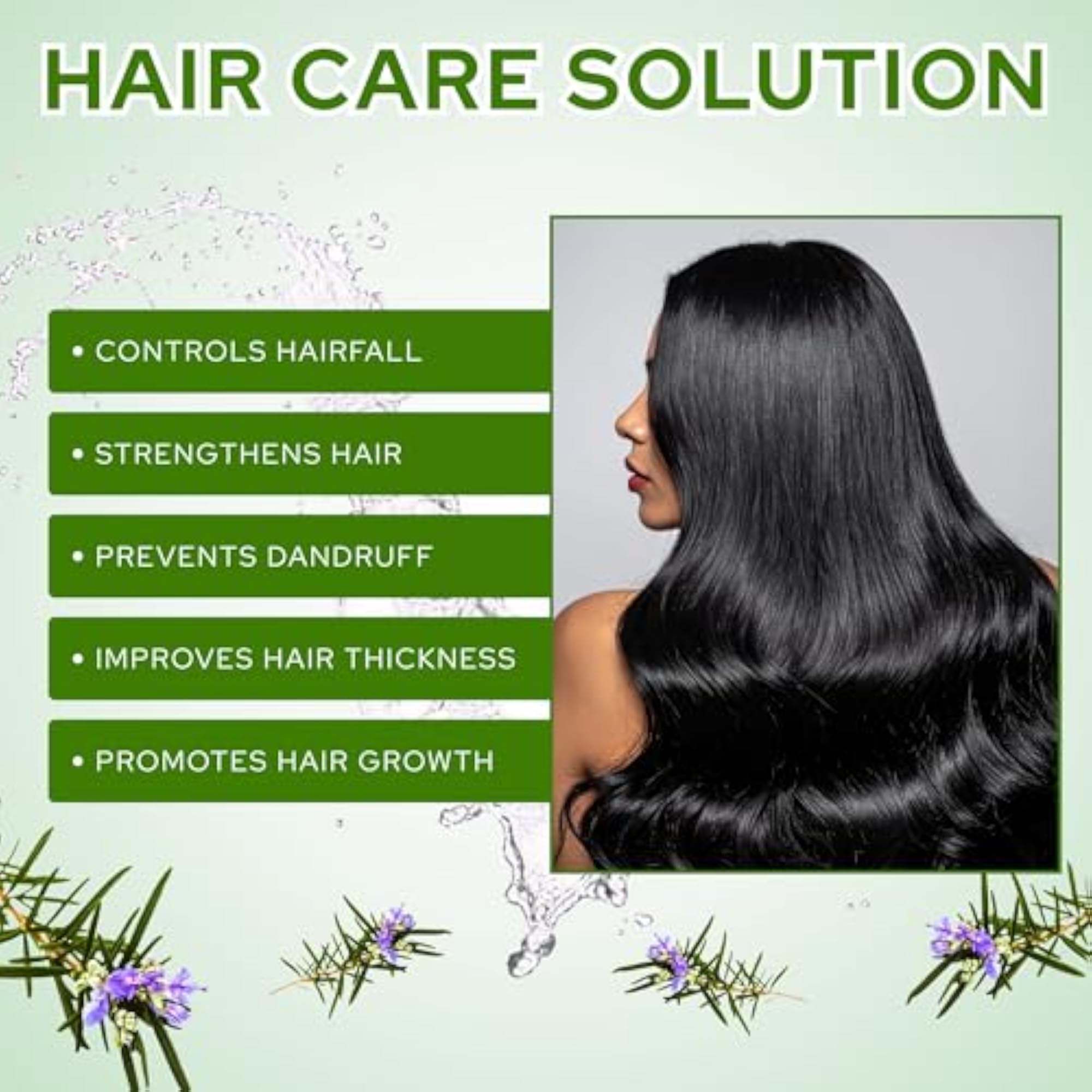 Rosemary Essential Oil & Water Spray for Hair Growth