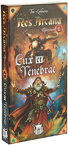 Res Arcana Lux et Tenabrae Board Game Expansion | Adventure Game | Fantasy Game | Strategy Game for Adults and Teens | Ages 14+ | 2-5 Players | Avg. Playtime 30-60 Minutes | Made by Sand Castle Games Res Arcana Lux et Tenabrae Board Game Expansion | Adventure Game | Fantasy Game | Strategy Game for Adults and Teens | Ages 14+ | 2-5 Players | Avg. Playtime 30-60 Minutes | Made by Sand Castle Games