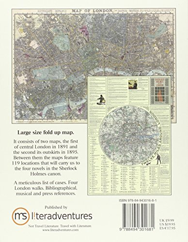 Sherlock Holmes Map of London
