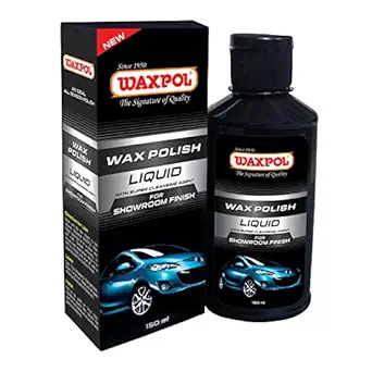 Waxpol Showroom Finish Liquid Car Polish 150 ml (For Ultimate Shine on Car Paint |Water Repellant & UV Protection)