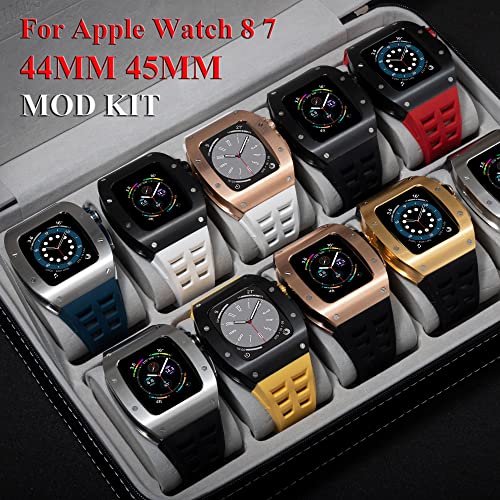 Kit modification boîtier métal Apple Watch 45mm look luxe et robuste - 2