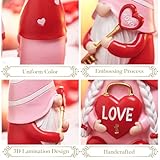 Valery Madelyn Valentine's Day Decorations, 2pcs Gonk Decorations, Table Decor, Resin Garden Gnome Ornaments Outdoor, Valentine Gift for Her, 11cm - Image 4