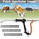 Eikioly 30ml Kontinuierliches Drench-GeräT, tieräRztliches Metall Futterwerkzeug Mit Flasche, Einstellbare Dosierung VeterinäRmedizin Dispenser Kontinuierliche Drench Gun