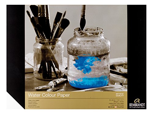 Bloc papel de Acuarela Rembrandt 300g 13,5x18