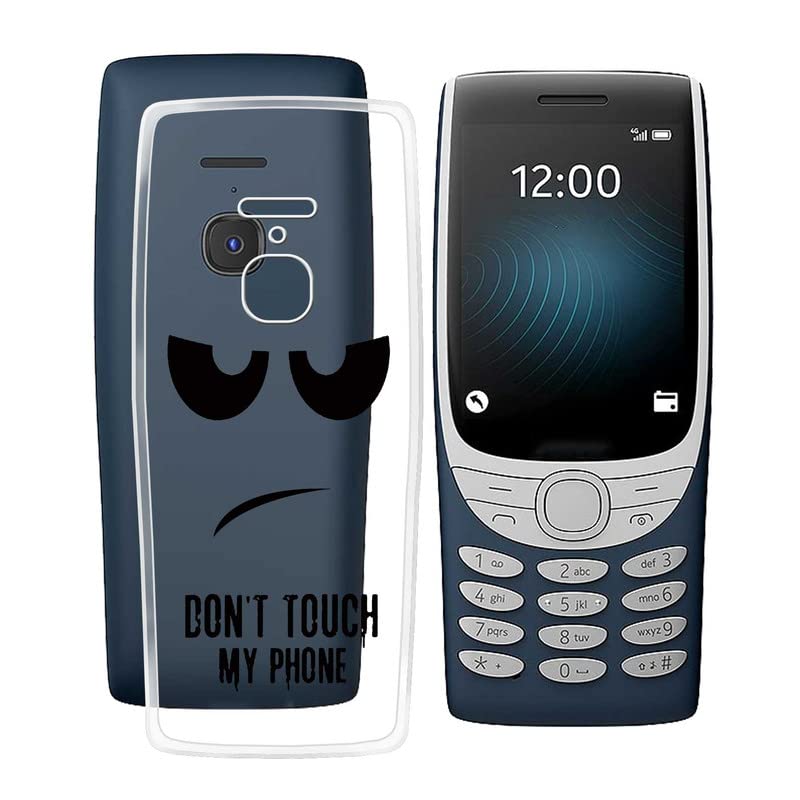 Custodia In Silicone Morbido TPU Per Nokia 8210 4G - Ultra Sottile Antiurto, Colore Nero - 5