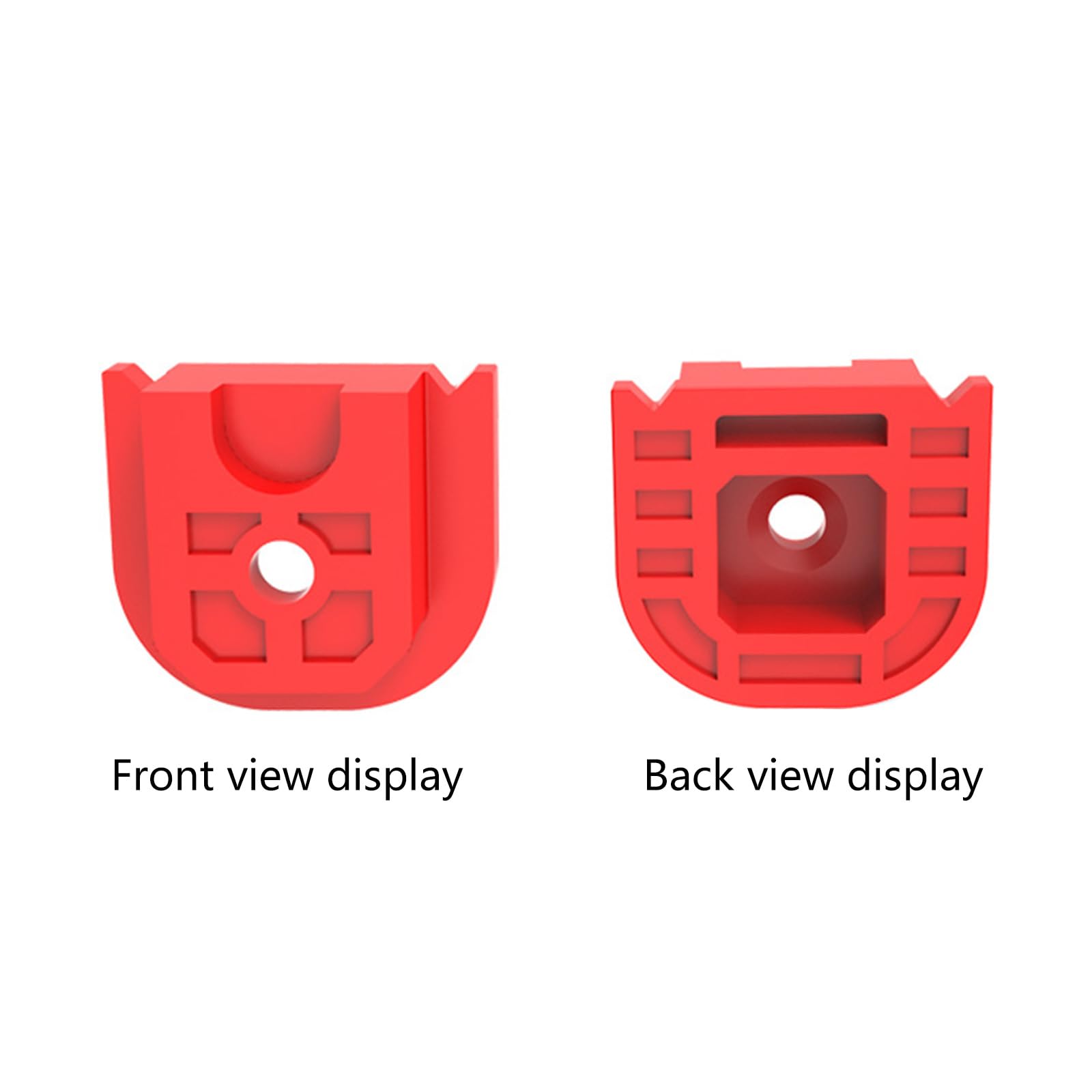 Generic - Supporto a gancio per metro a nastro retrattile, con pulsante di rilascio, adatto alla maggior parte degli strumenti di misurazione standard, 80 x 43 mm, chiusura per cintura