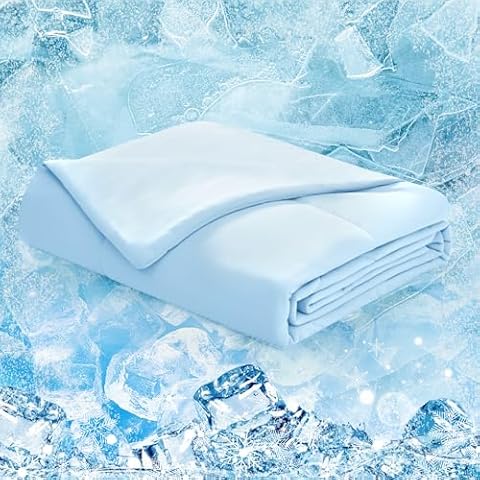 Deconovo Cooling Comforter, Light Blue Cover