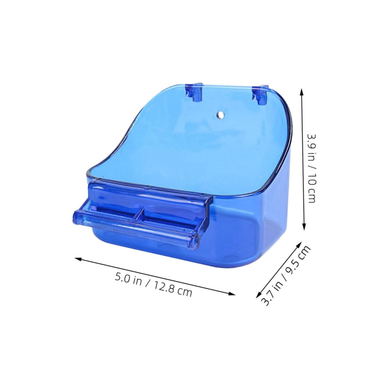 SUPVOX Parrot Bath for Cage Bird Bathing Tub for Small Birds Parrot Feeding Basin