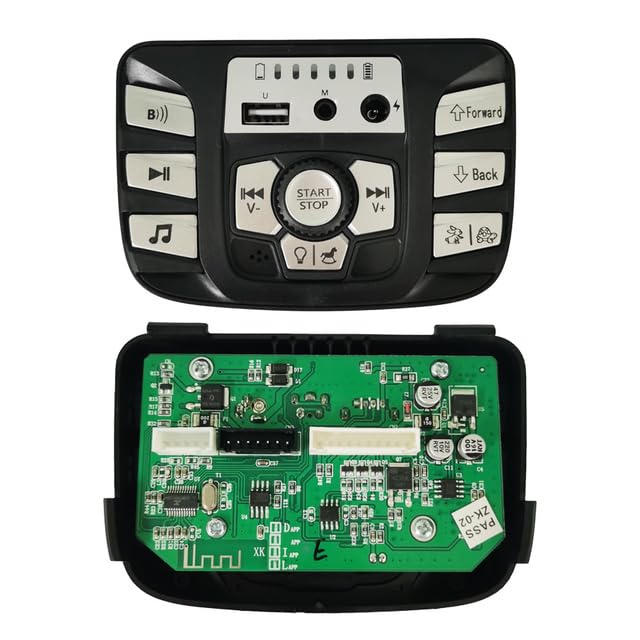 ТоуAE - Multi-functional children ride-on electric vehicle controller 12V, central controller for baby car (Control black)