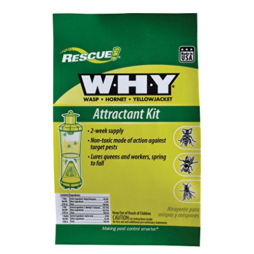 RESCUE! Non-Toxic Wasp, Hornet, Yellowjacket Trap (WHY Trap) Attractant Refill - 2 Week Refill - //coolthings.us