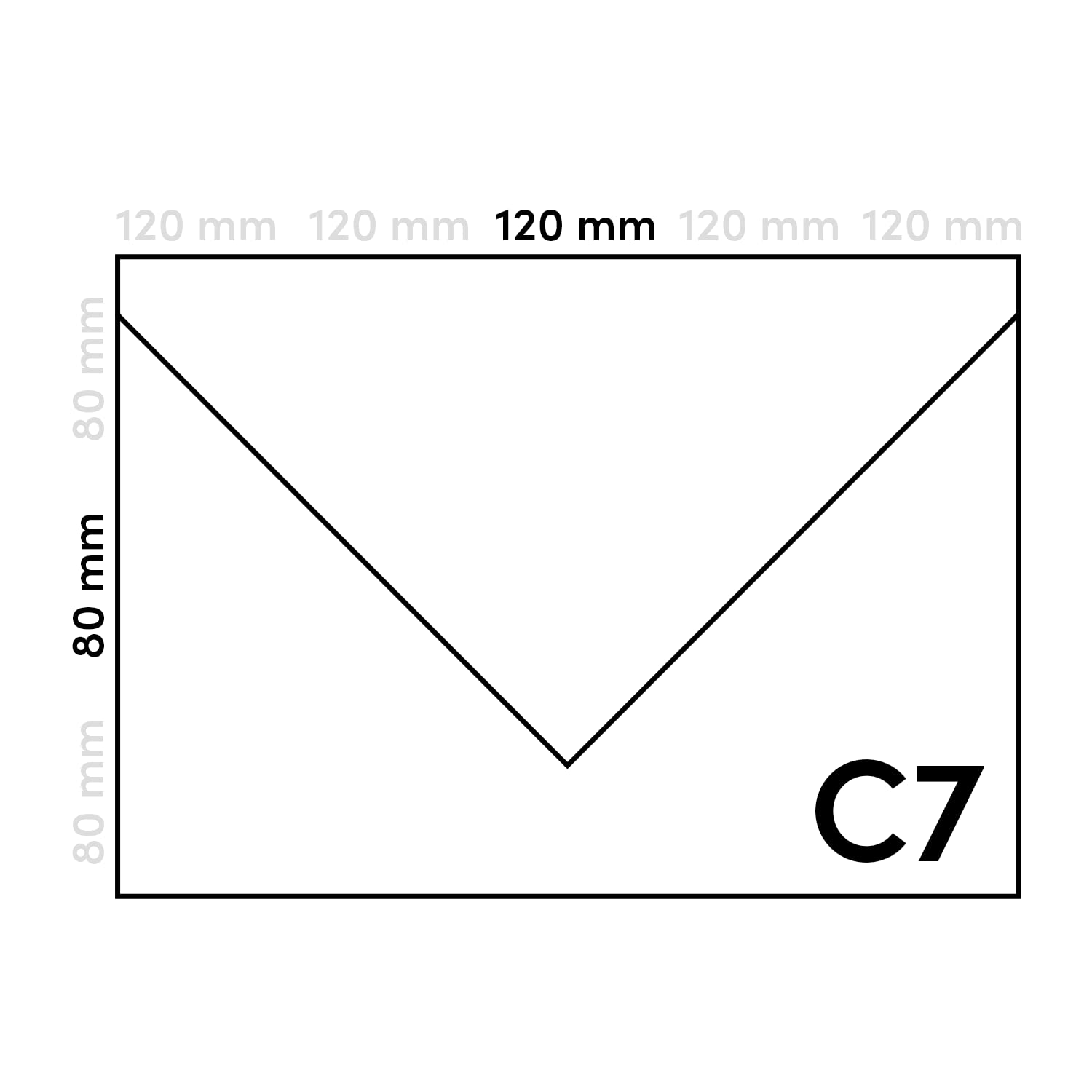 Netuno 25 Mini Envelopes Dark Red C7 85x120mm 115g Sirio - View #6