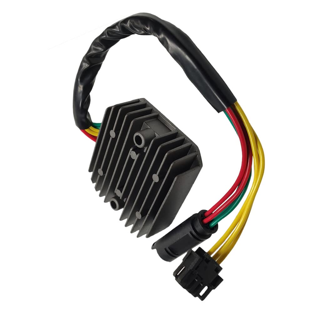 MACHSWON Regulador de voltaje rectificador para motocicleta, 61312346550/61317707943, Compatible con B/M*W F650CS F700GS F800GS F800R G650GS G650X K15, Cable largo