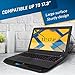 KLIM KN02 Laptop Cooling Pad for 11-17.3 inch laptops - Comfy Cushioned Wristrests - Powerful Laptop Cooling Fan 1500 RPM - Silent Laptop Cooler with Metal Mesh and 5-Year Warranty - New 2023 Release