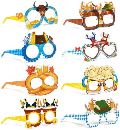 (-62%) Kazunark 8 St Oktoberfest Accessoires Brillen Lustige