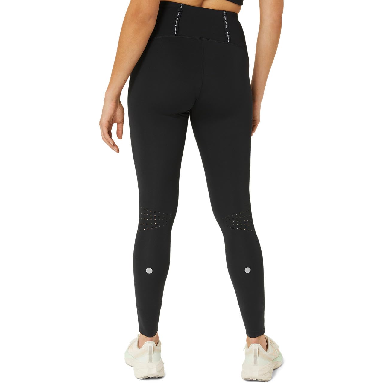 ASICS Damen Road High Waist Tight Laufbekleidung Lauftight Performance Black - Schwarz L