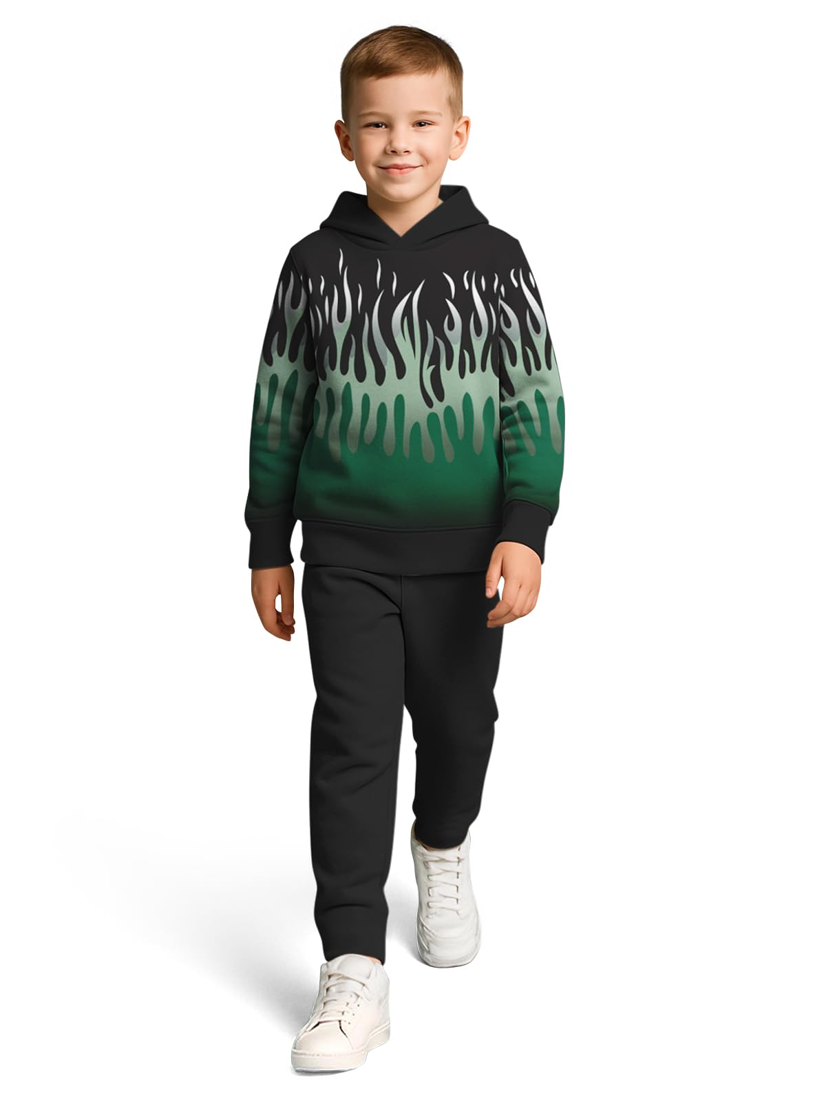 HELLCAT Trendy Co-ords With Hoodie Sweatshirt and Trackpant Clothing Set for Boys