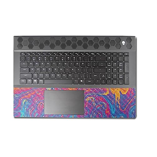 Image of MightySkins Carbon Fiber Skin Compatible With Alienware M18 R1 (2023) Full Wrap Kit - Paint Currents | Protective Durable Textured Carbon Fiber Finish | Easy To Apply & Change Styles | Made in the USA