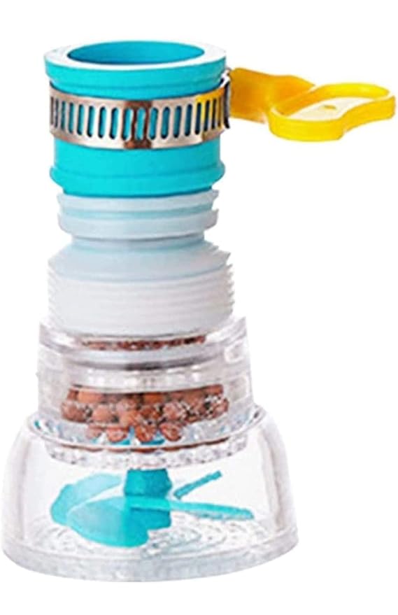 3MJ- Kitchen Tap Extension Flexible Saving Movable Sink Faucet Expandable Water Tap Filter Shower Head Rotatable Nozzle Adapter Tap Extender For Kitchen Sink Tap Pack of 1, Plastic (MULTICOLOR)