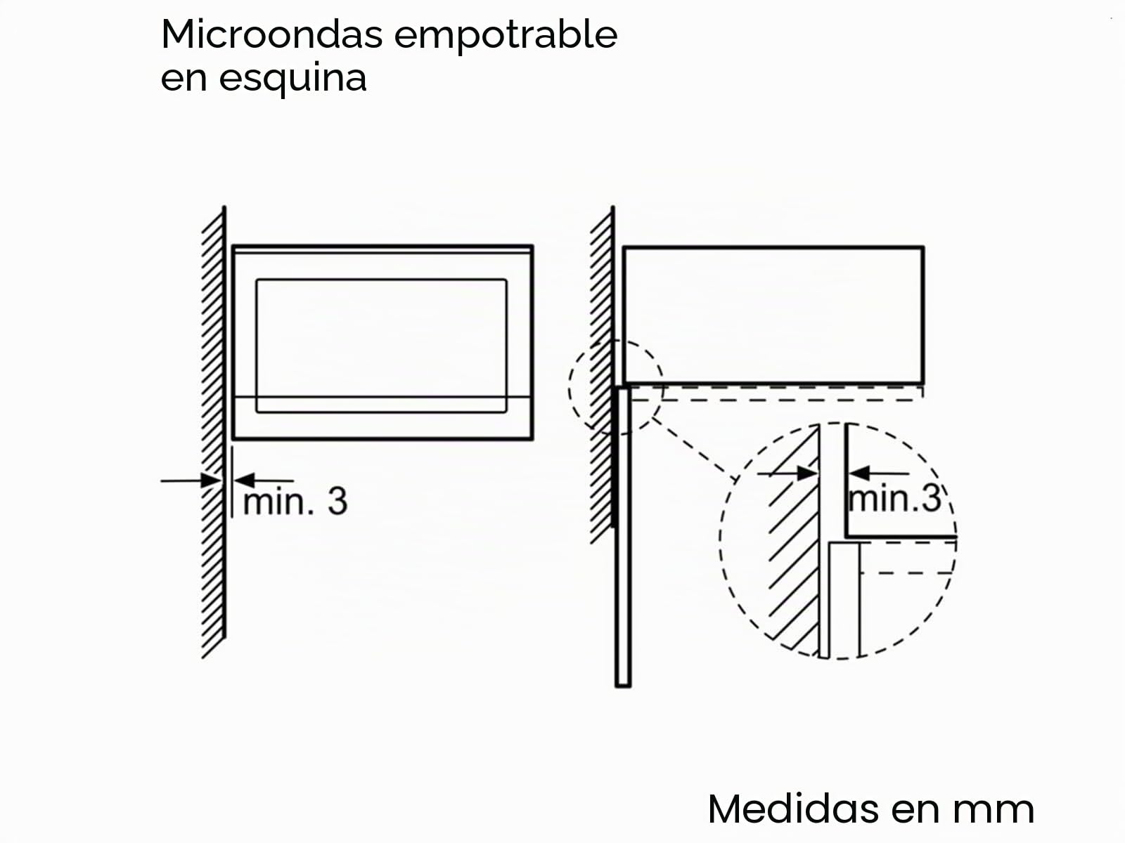 Bosch - Microondas integrable, Grill, Serie 6, Acero inoxidable, BEL554MS0