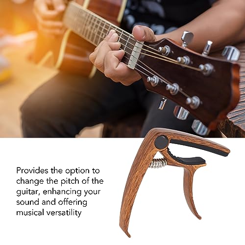 Guitarra Elétrica Capo Metal Maple Bass Capo Tensão de Mola Ajustável Capo para Baixo Ukulele Acústi