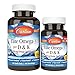 Carlson - Elite Omega-3 Plus D & K, 700 mg Omega-3s + D3 & K2, Function, Bone Health & Immune Support, Lemon, 60+30 Softgel