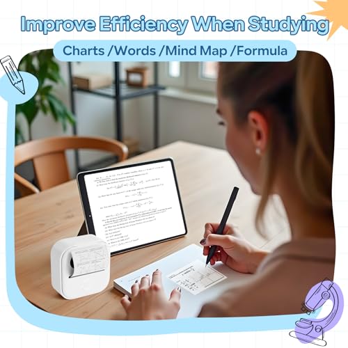Image of Mini Sticker Printer, Sticker Maker Machine for DIY Journal, Study Notes