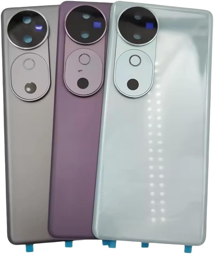 Compatible Rear Glass Back Cover for Vivo V40 Model V2348 – Battery Door Housing Replacement Part (Silver)