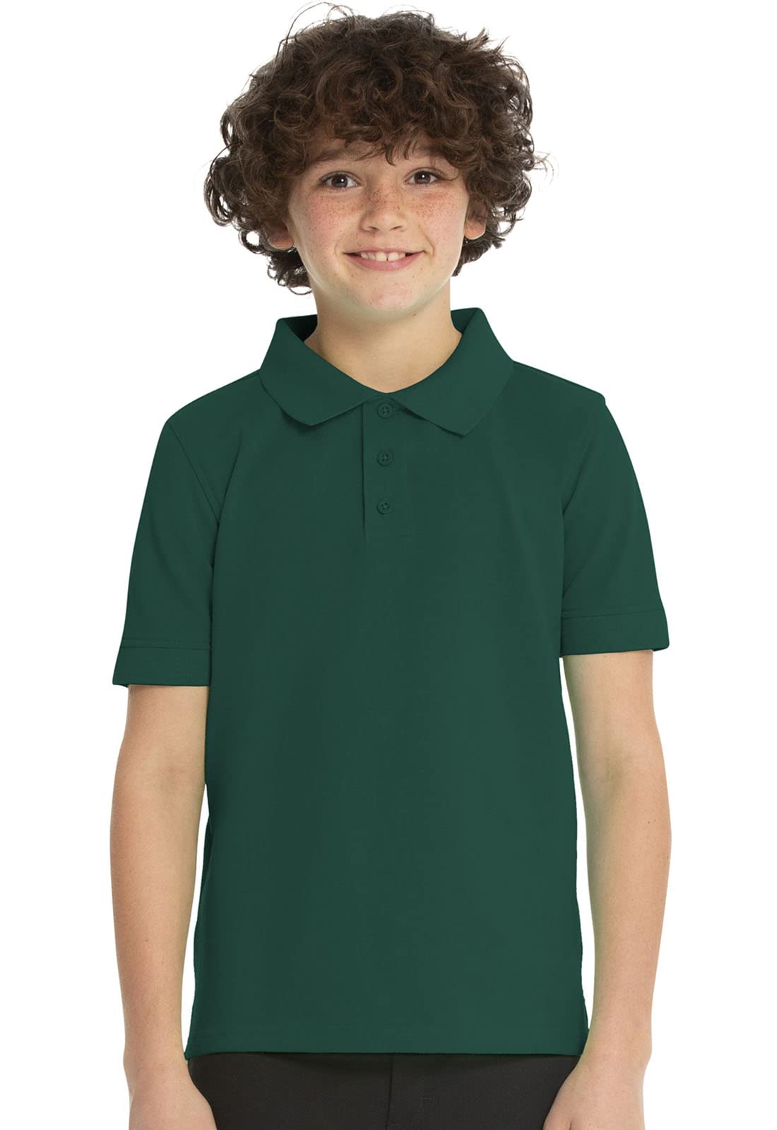 Classroom Girls' Short SLV Pique Polo