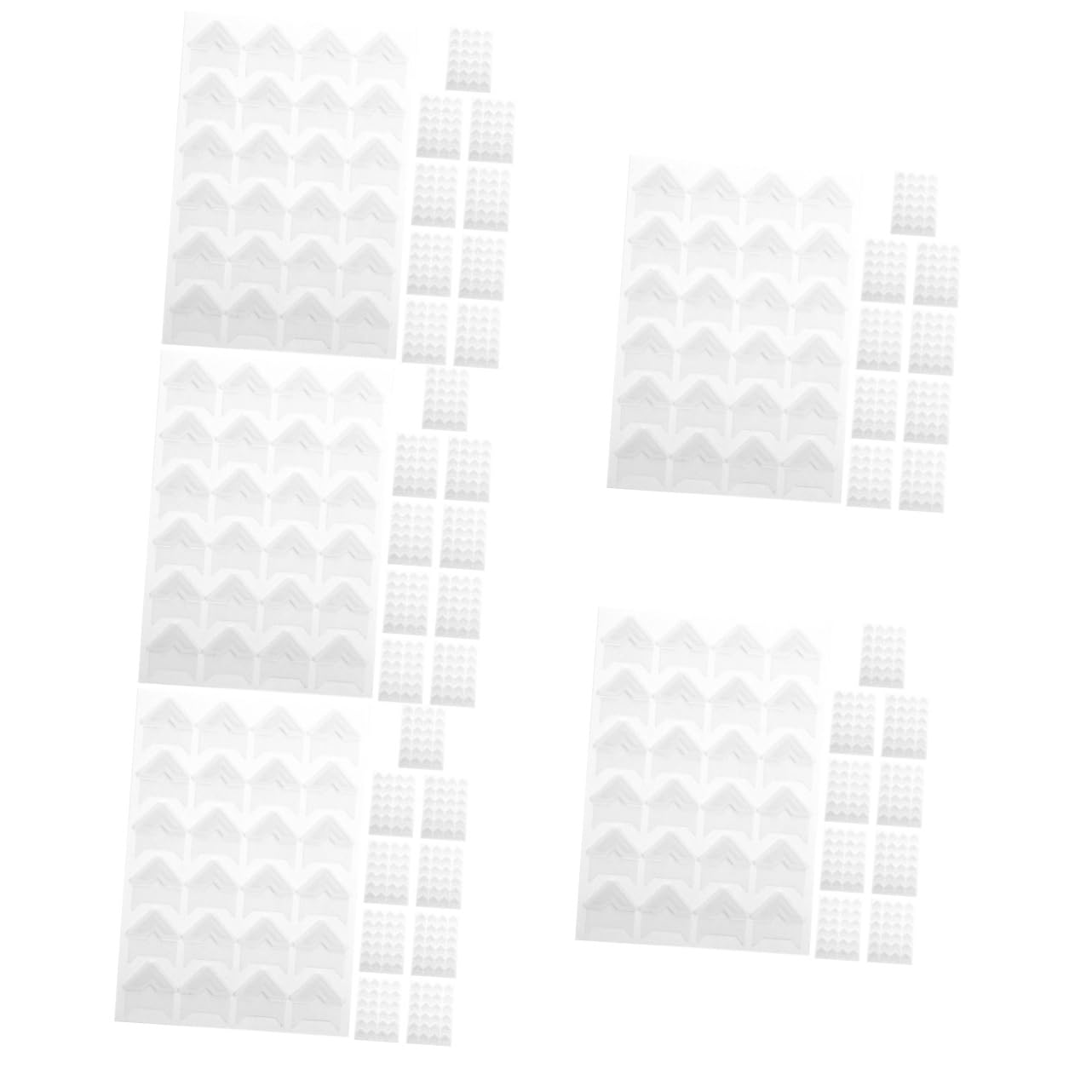 SEWACC 50hojas Esquinas De Autoadhesivas De Unidades Para Álbumes De y Proyectos De Manualidades Decoración De y Scrapbook
