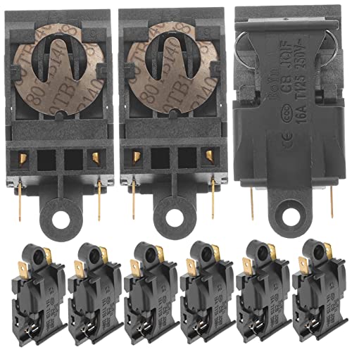 STOBAZA Water Boiler Kettle Electric Temperature Control Thermostat Switch 250v 16a Off 12pcs Pack