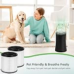 KJ150F-C02 True HEPA Replacement Filter for SilverOnyx 5-Speed Air Purifier (Large Room500 sq ft) for Pets, Smoke and Dust - Image 6