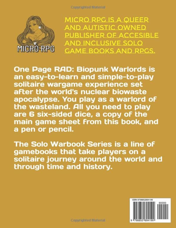 Miniatura 2 de One Page Rad Biopunk Warlords