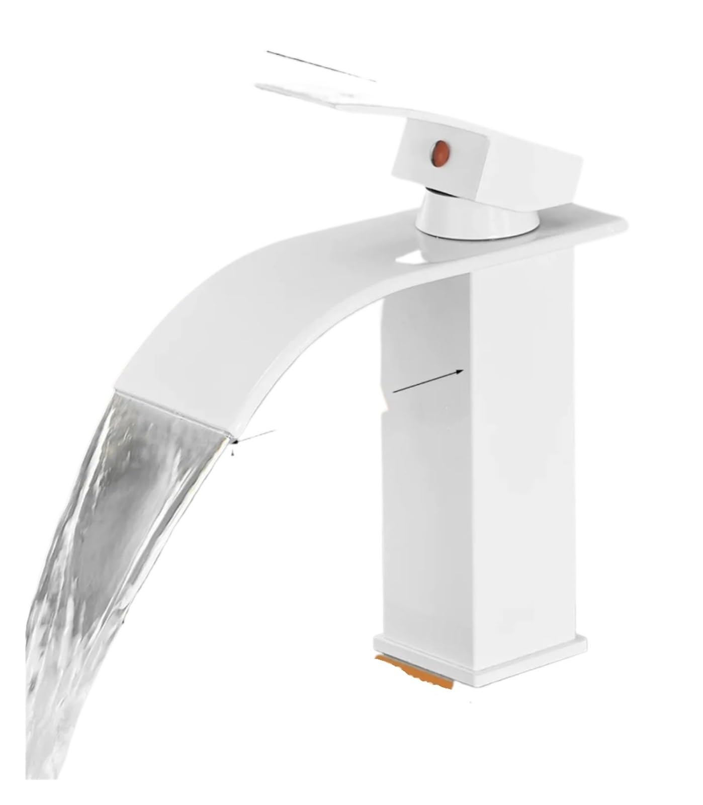 Grifo de lavabo cascada con cambio de color automático para reforma de baño